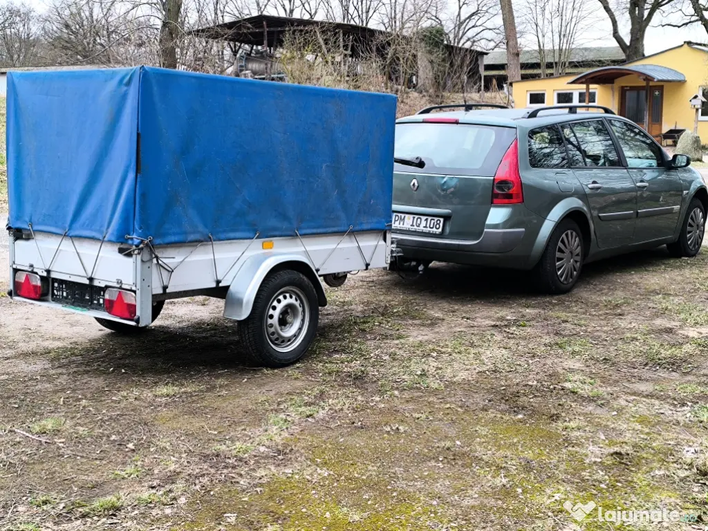 Renault Megane 2 /1.4 benzină+ remorca Stema 750 kg