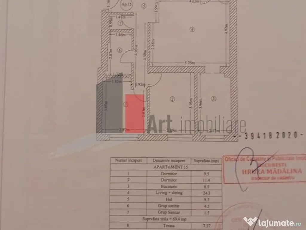 APARTAMENT 3 CAMERE LUX FLOREASCA 