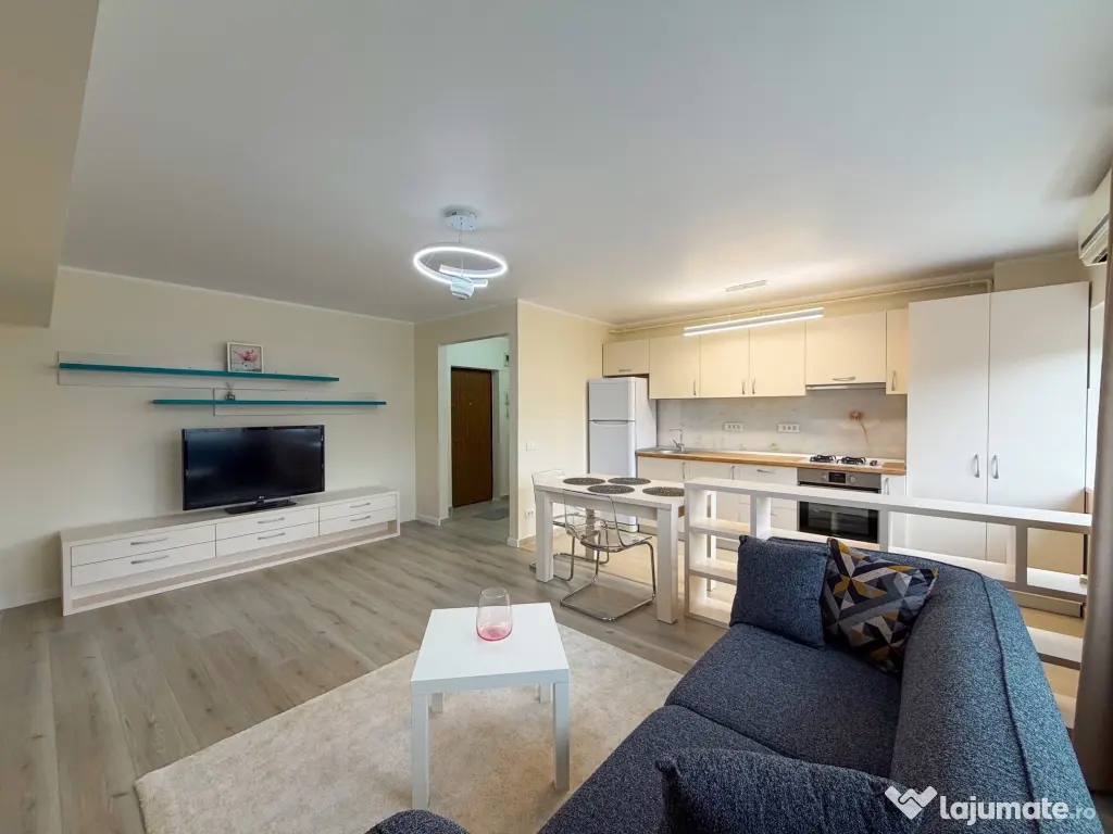 Ofer spre inchiriere apartament cu loc de parcare in Pipera-Voluntari, 700 Euro 