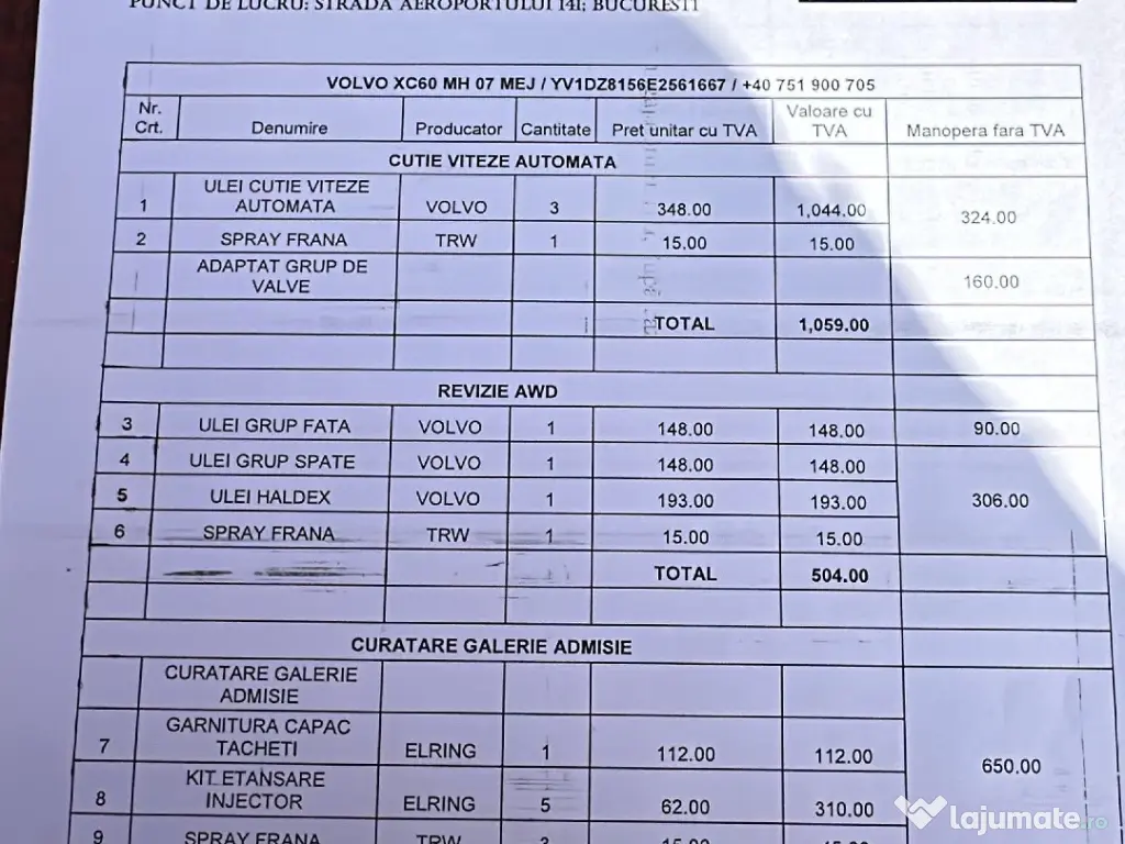 Volvo xc60, r design, 2,4l, 181 CP impecabil 