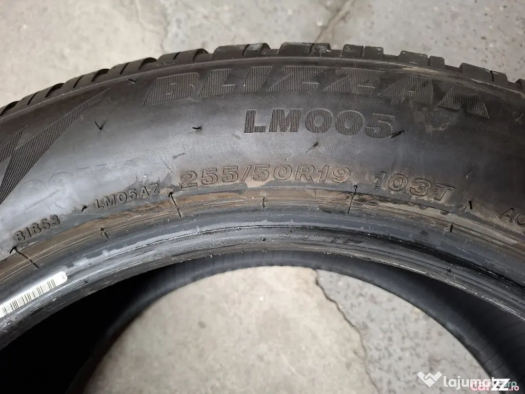 Anvelopa iarna M+S Bridgestone Blizzak LM005 255/50 R19 103T, AO, B-Seal 