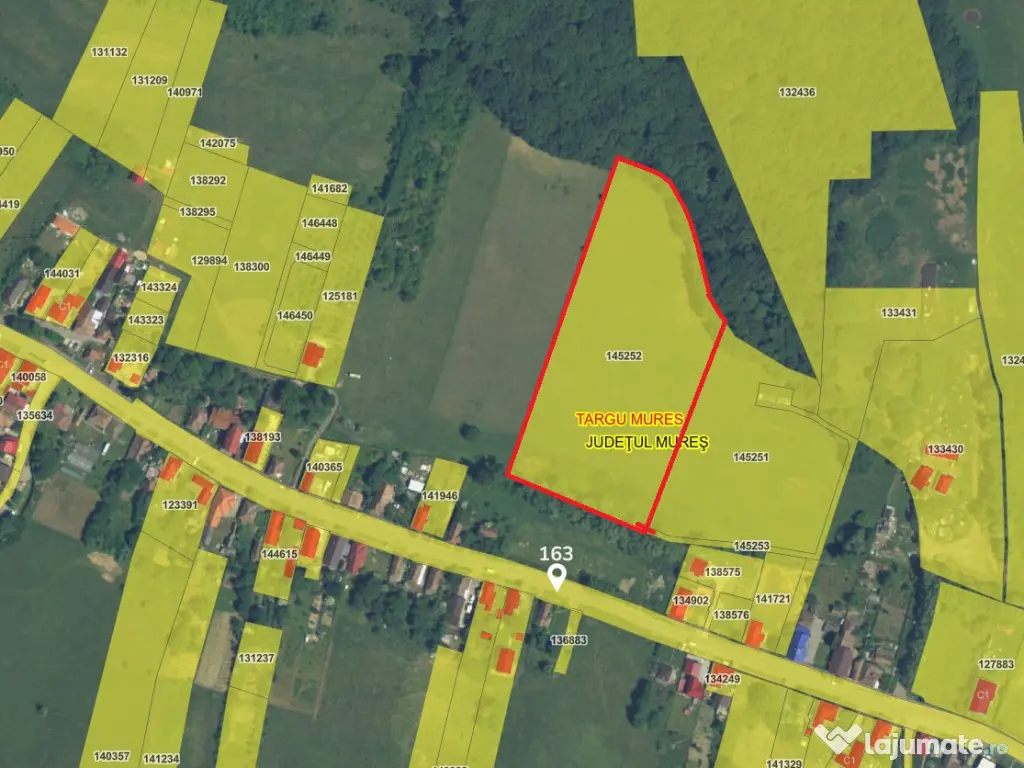 Teren extravilan 15255mp Targu Mures str. Remetea nr. 163 