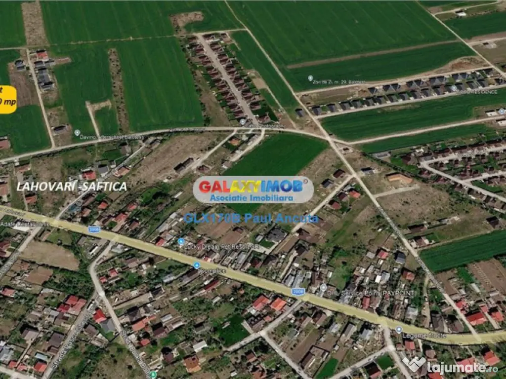 10 Loturi casa 554 mp Saftica str Lahovari cu Cameliei 