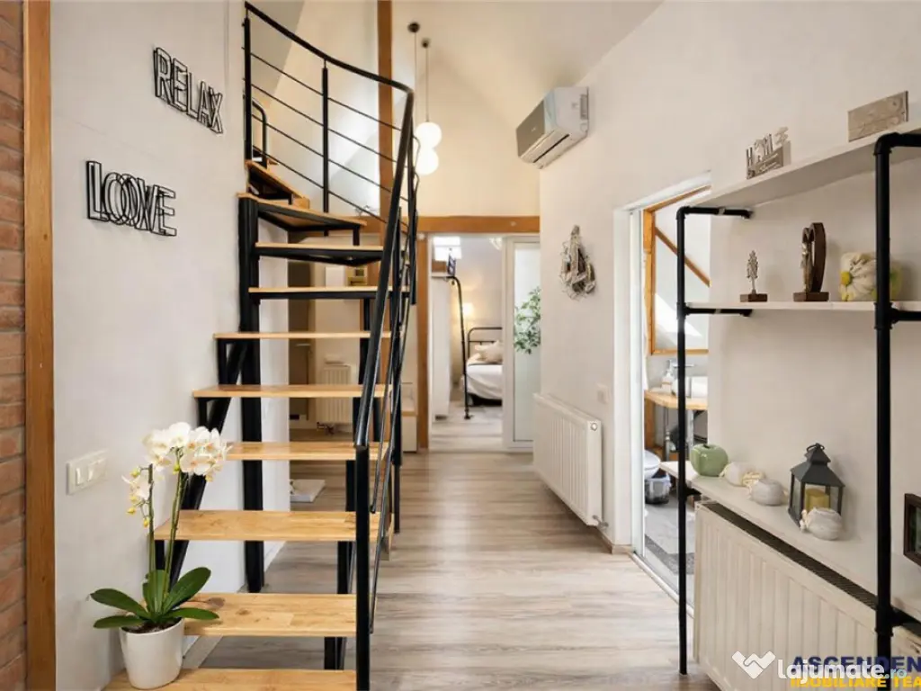 Apartament rustic chic, 3 camere, Centrul Istoric, 98 mp, pa 