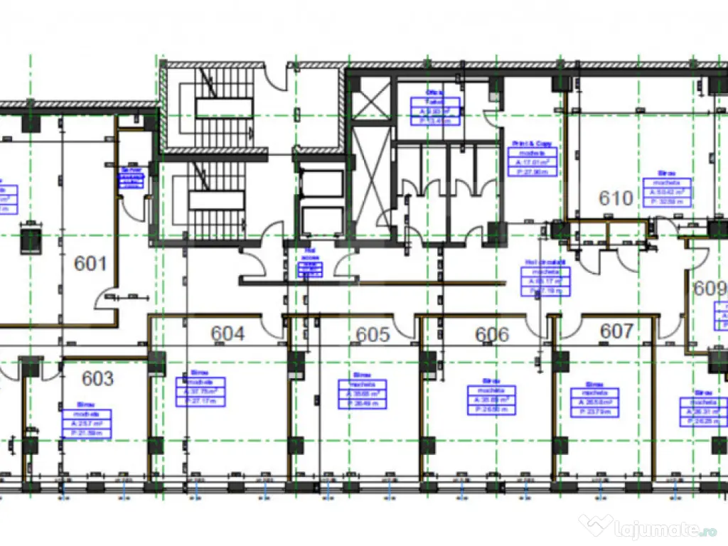 Spațiu de birouri, 500 mp, zona centrală 