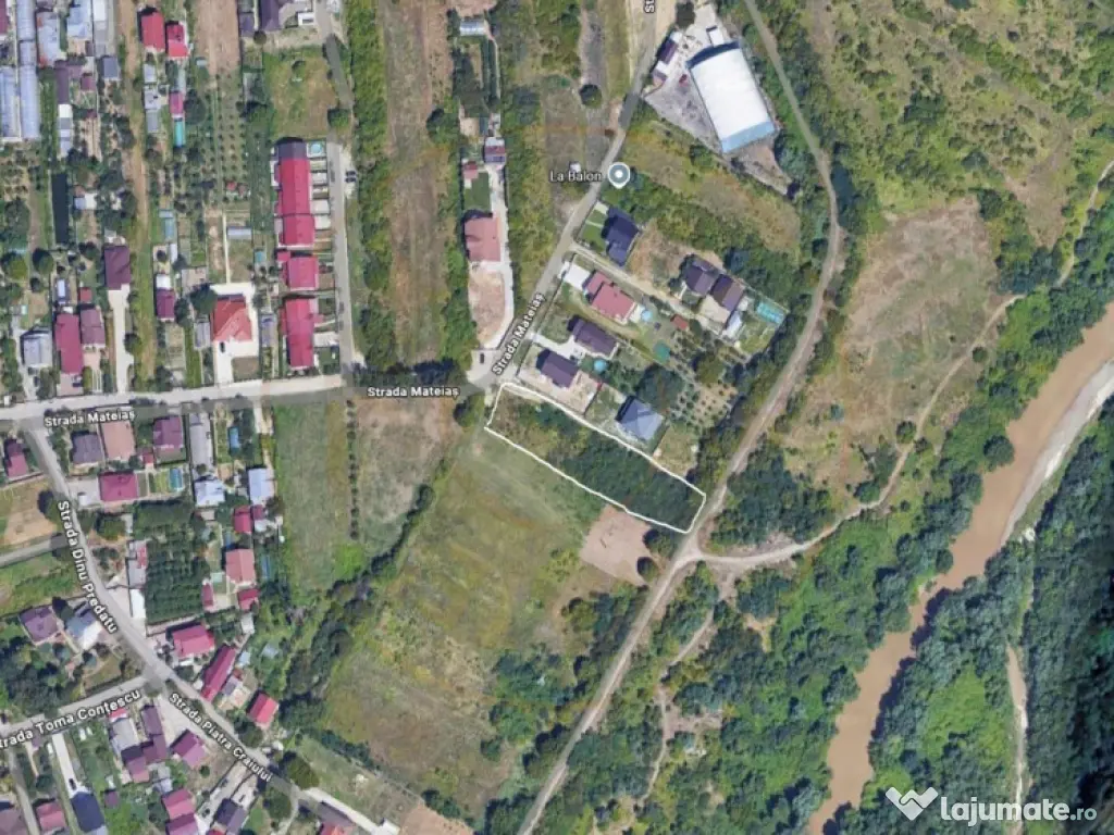 Teren intravilan 2273 mp in Pitesti, str. Mateias, iesire sp 