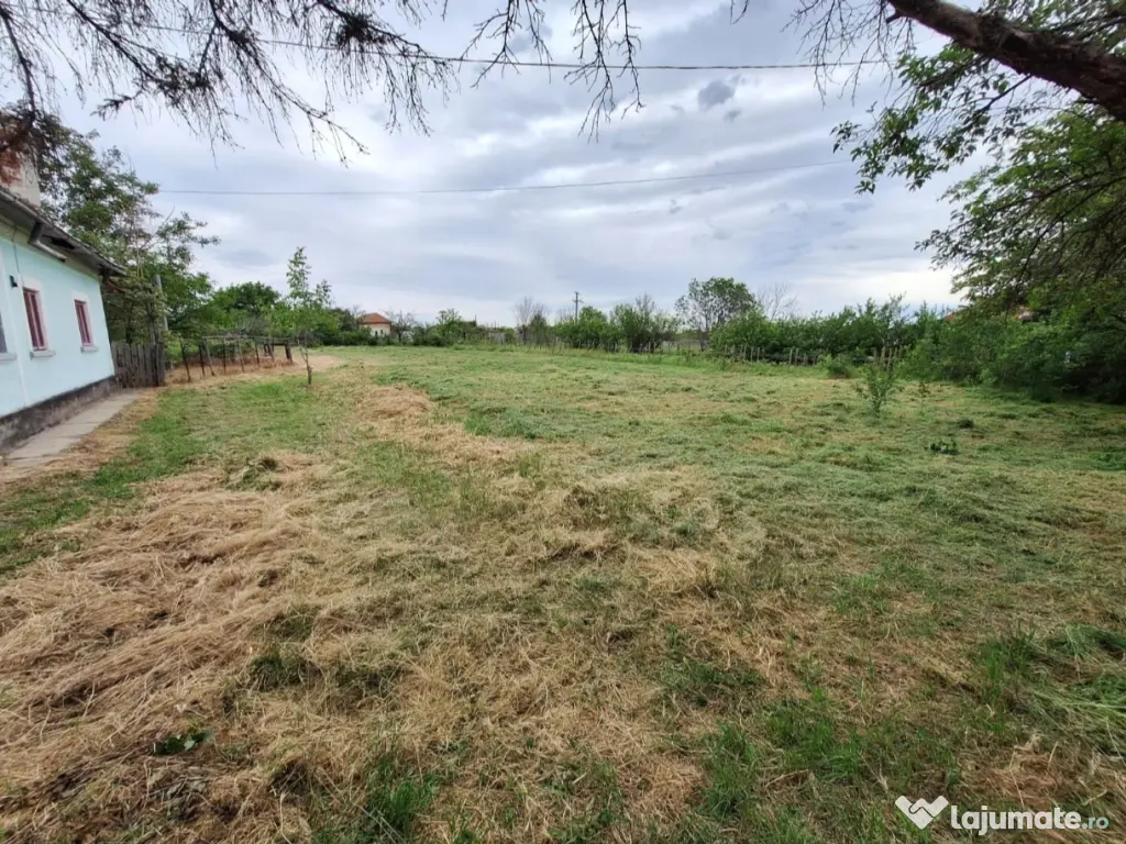 Vând teren intravilan 1796 mp, deschidere 30 m, utilități complete -Piatra-Olt 