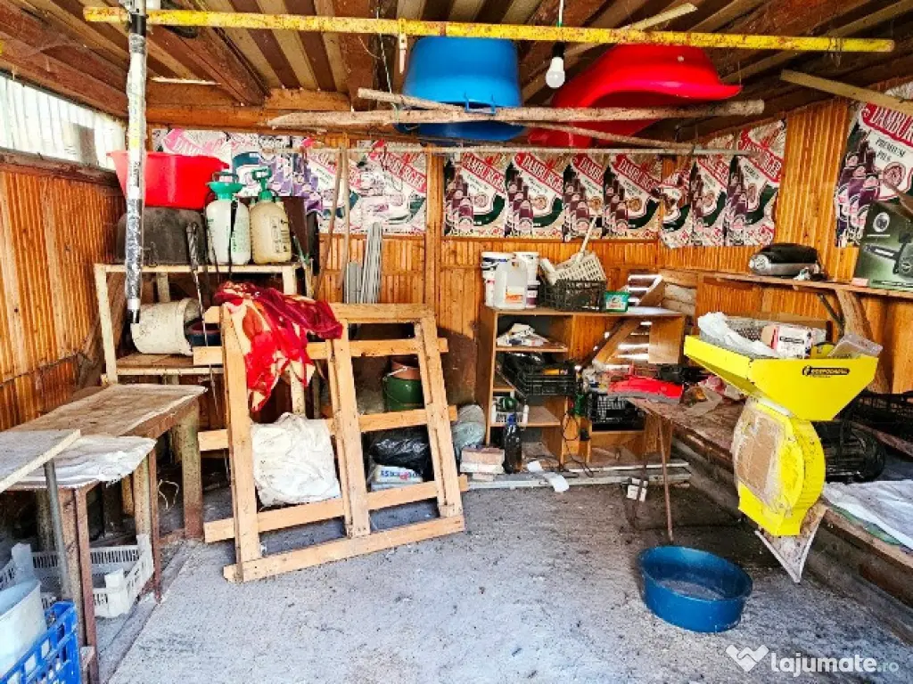 Casa + Anexa + Teren 6000 mp, la 10 minute de oras, com.Garcina 