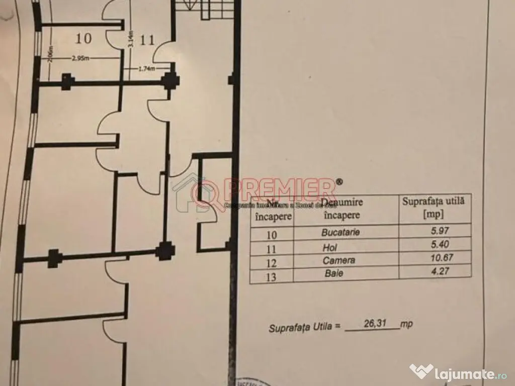 ! Garsoniera mobilata - 26 mp - Dealu Alunis - Grand Arena 