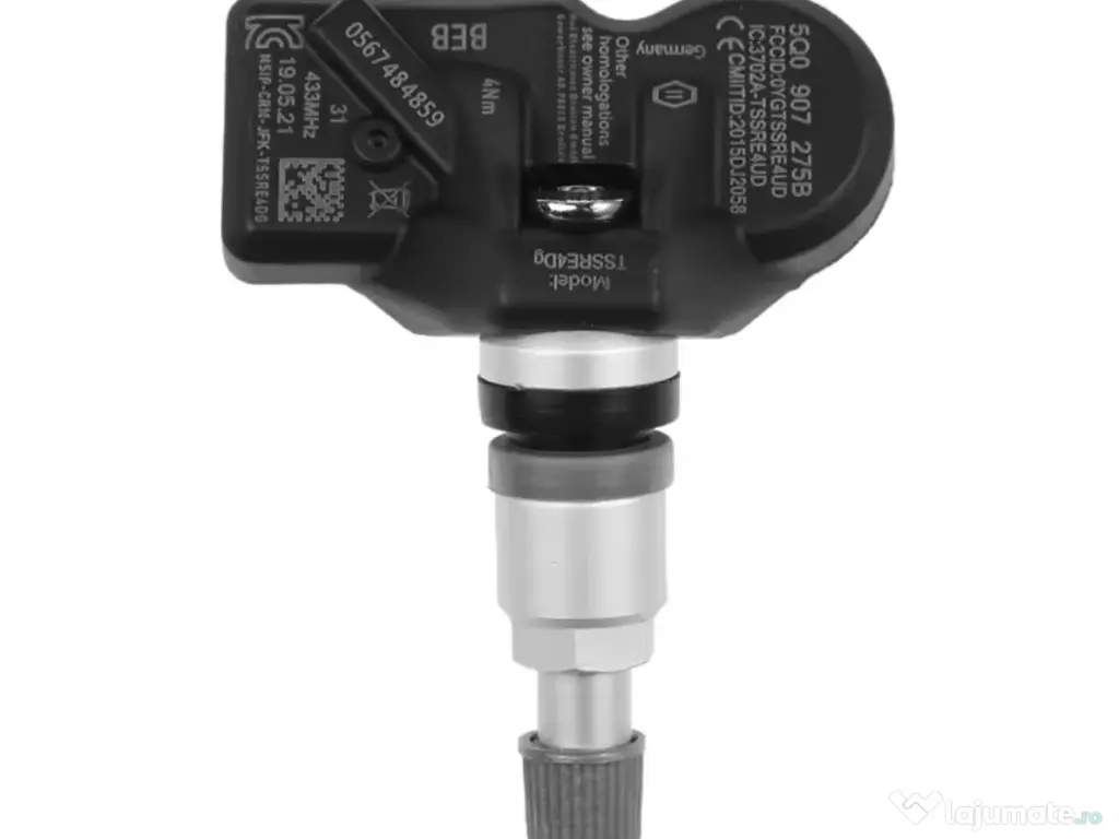 Senzori presiune roti TPMS 433 MHz, cod 5Q0907275B-pt VW/ Skoda/Audi 