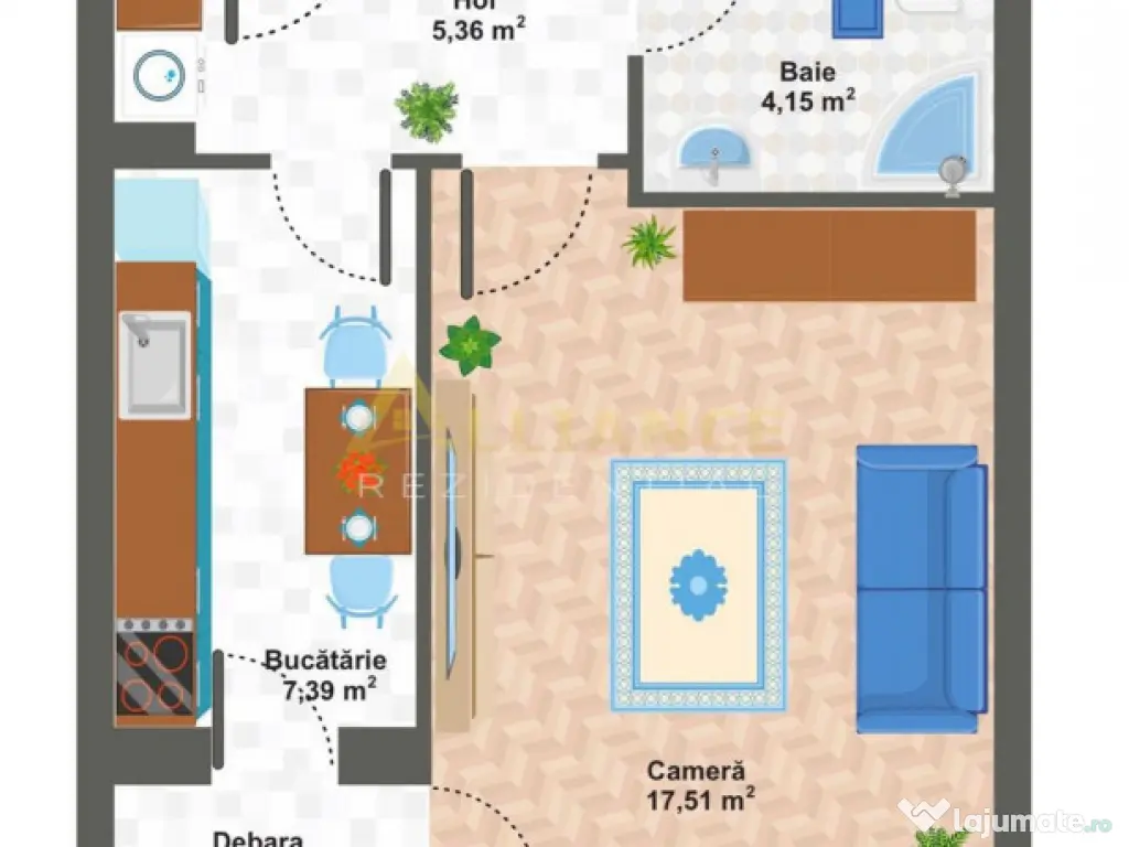 Garsoniera Aparatorii Patriei 15 minute 