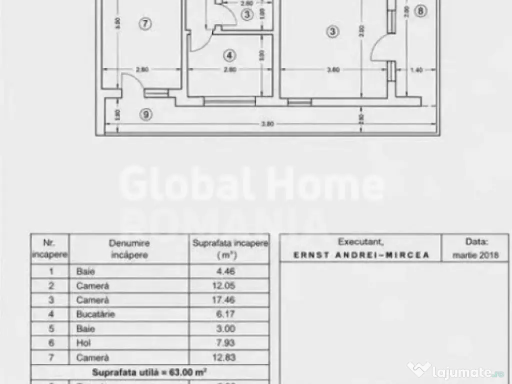 Apartament 3 camere | Terasa | Chitila | Metrou Jiului | Blo 