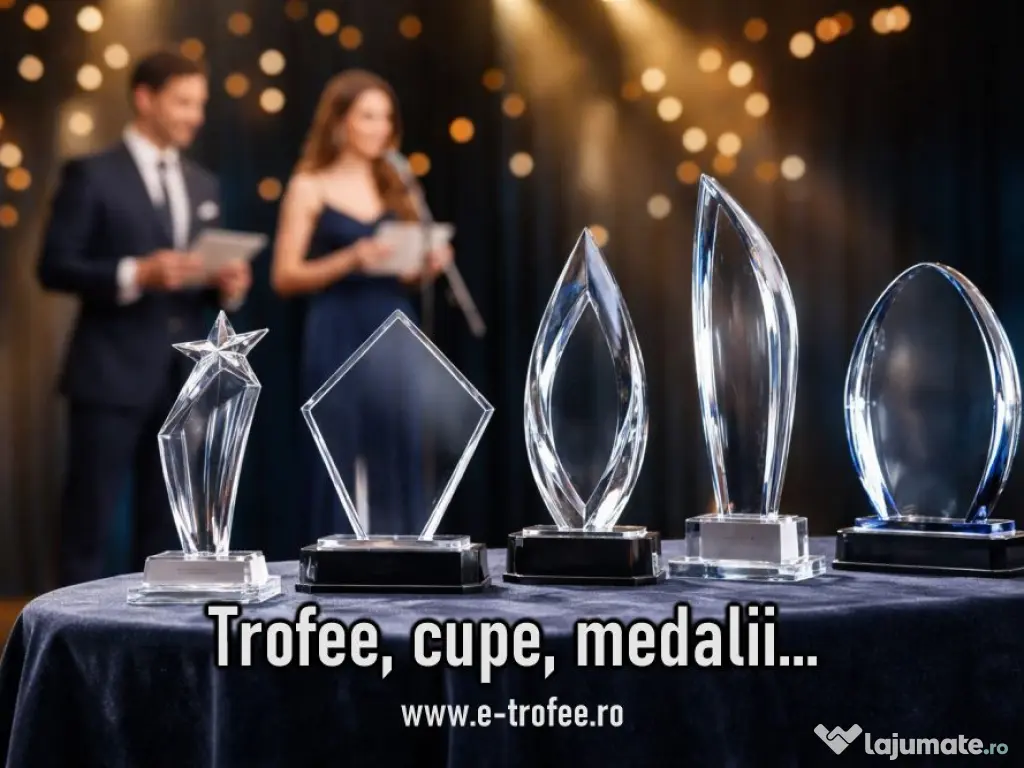Magazin trofee, cupe, medalii, diplome, distincții, figurine