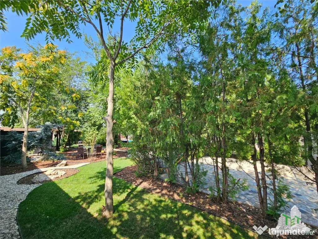 Vila superba, cu piscina, 970mp teren, D P E M, gradina amen 