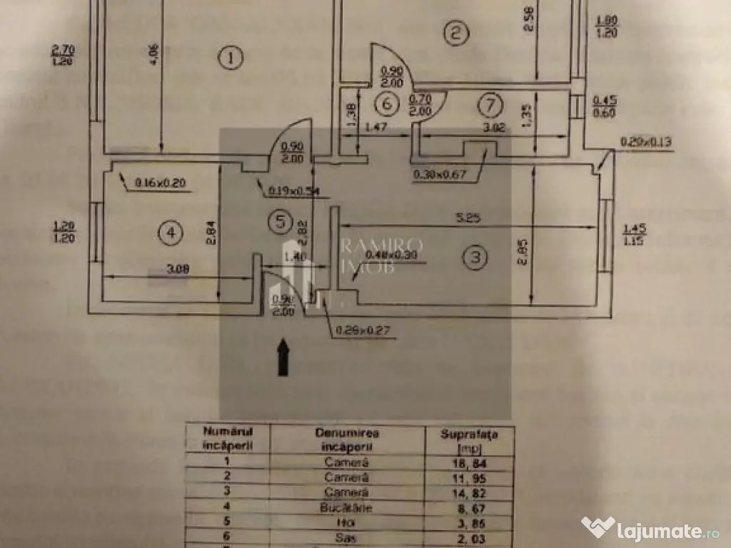 Apartament 3 camere decomandat, Petre Ispirescu 