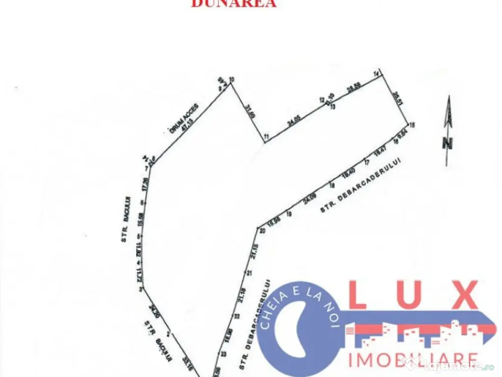 ID 7420 Teren INTRAVILAN langa Dunare