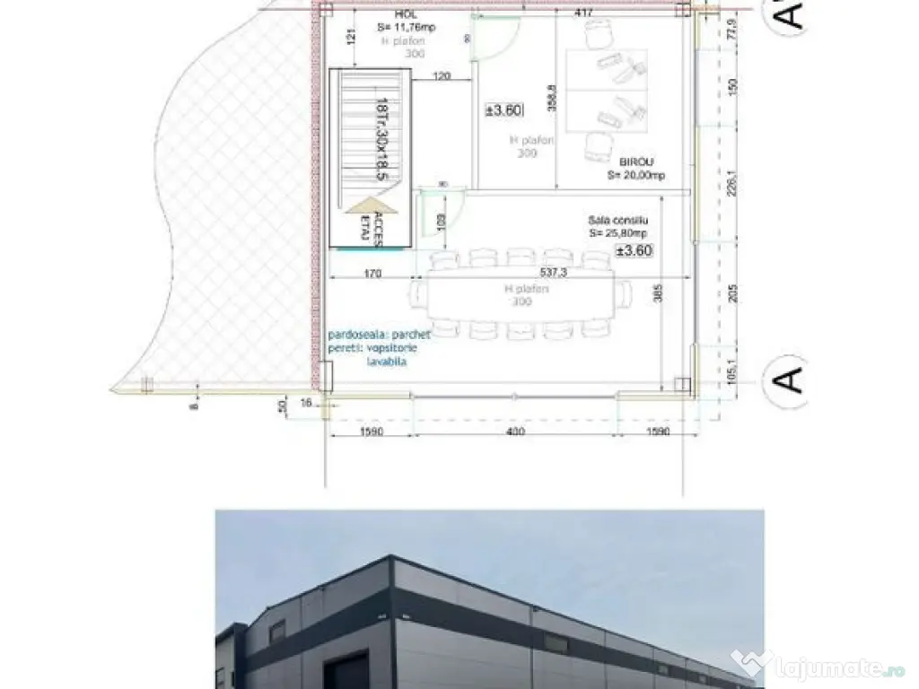 Spatiu depozitare si productie soseaua de centura Mogosoaia