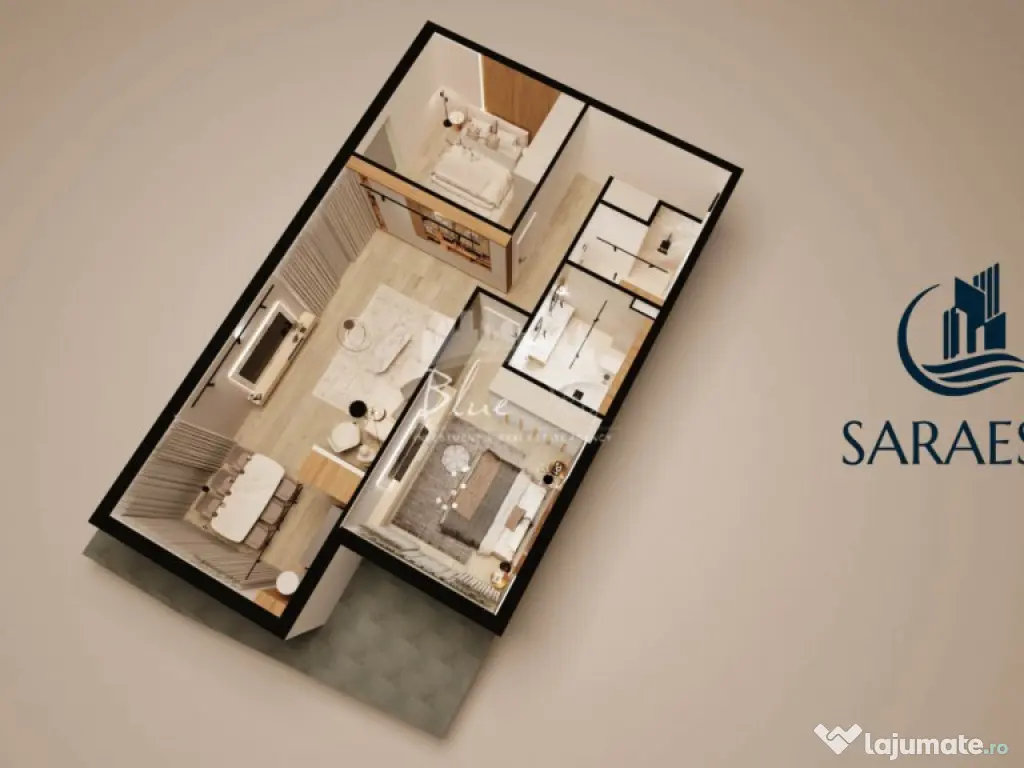 Apartament de 3 camere situat in SARAESA Mamaia-Teatrul de v 