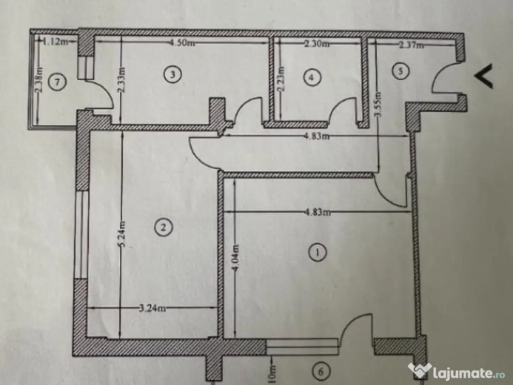 Apartament cu 2 camere Dristor
