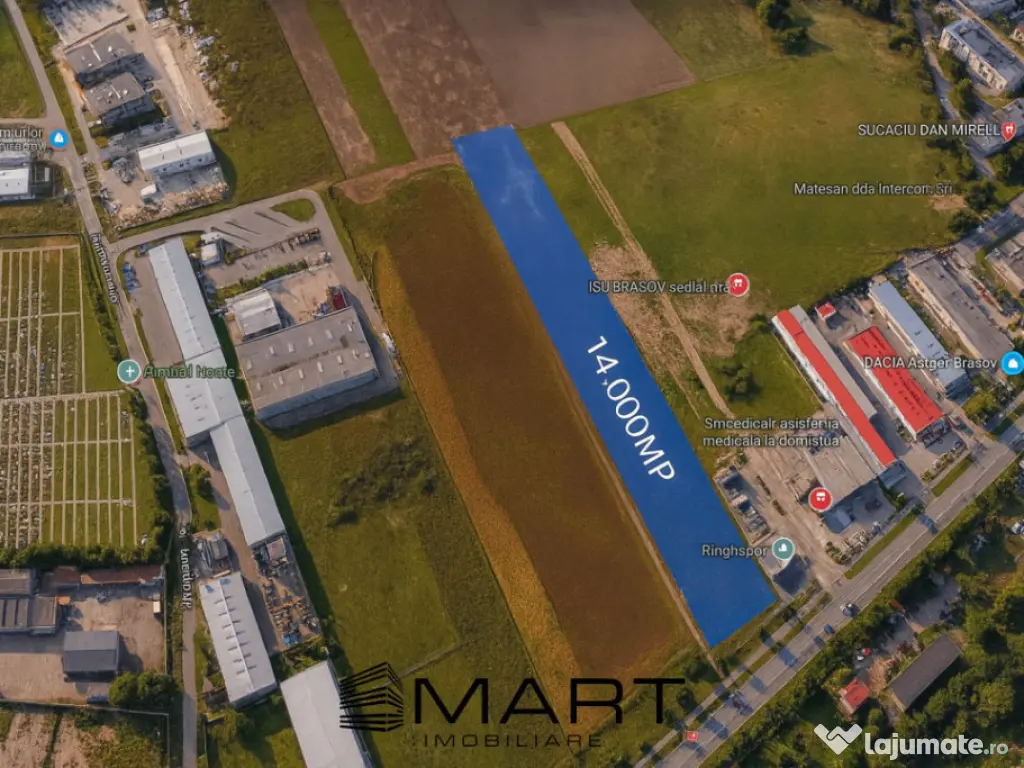 Teren 14.300 mp zona Triaj