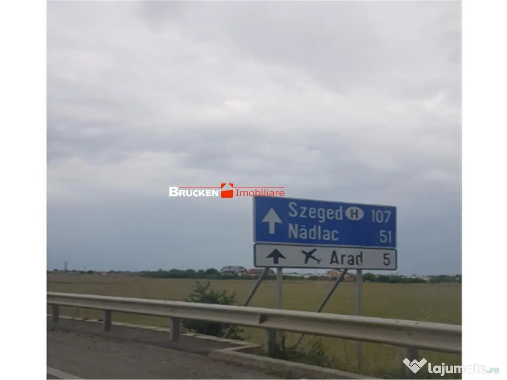 TEREN CU POTENTIAL INDUSTRIAL | 4,35 HA | ARAD, ZADARENI