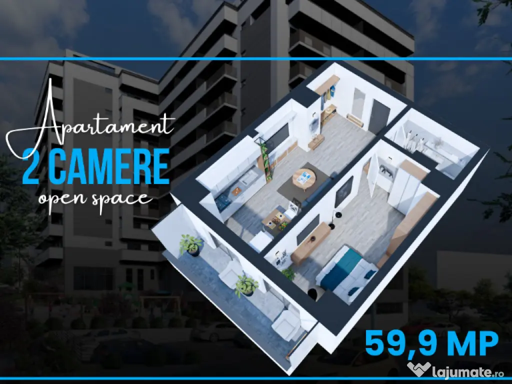 ADAMANT ECLYPSE | 2 camere openspace | 59.9mp | CUG - Iaşi