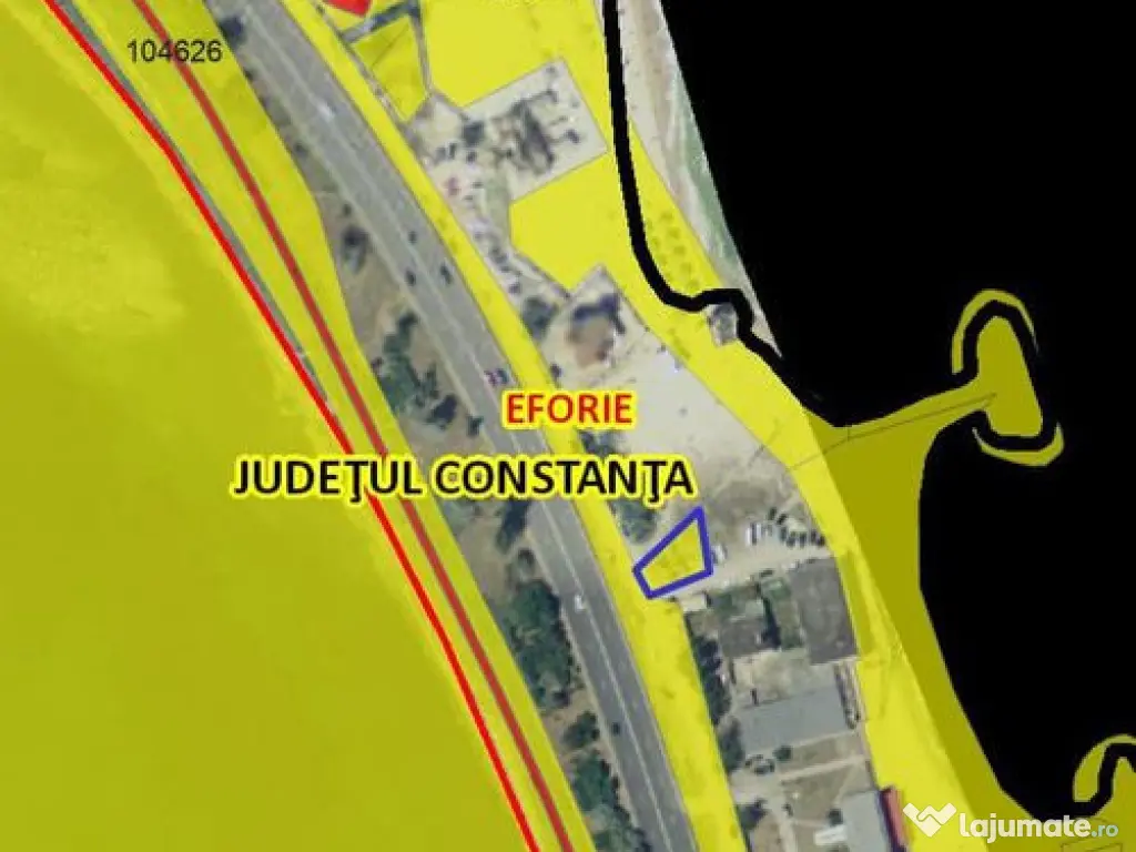 Teren construcții, vedere frontala la mare și Certifica... 