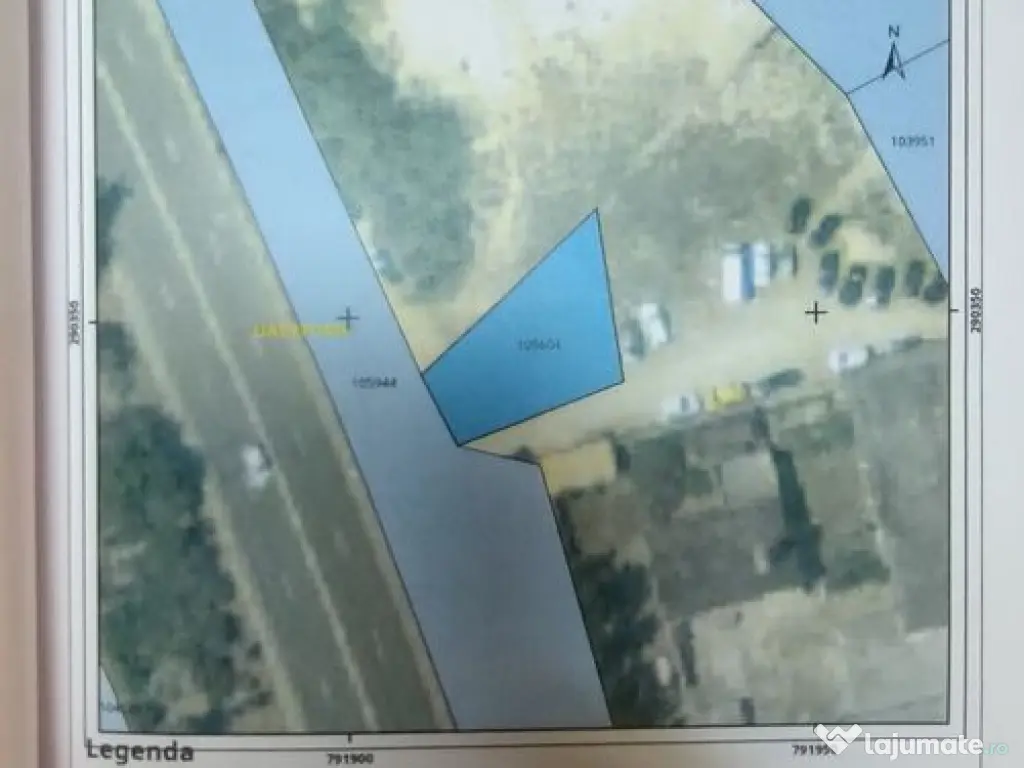 Teren construcții, vedere frontala la mare și Certifica... 