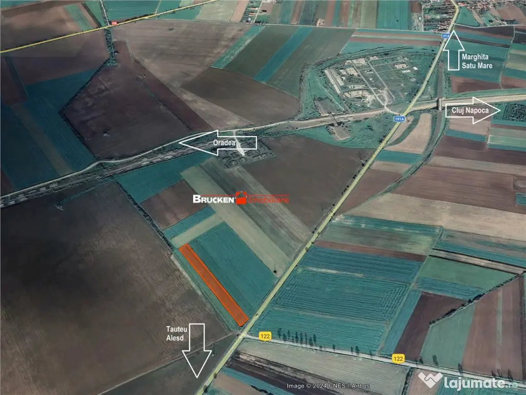 Teren Intravilan - Autostrada Transilvania - iesirea Chiribi