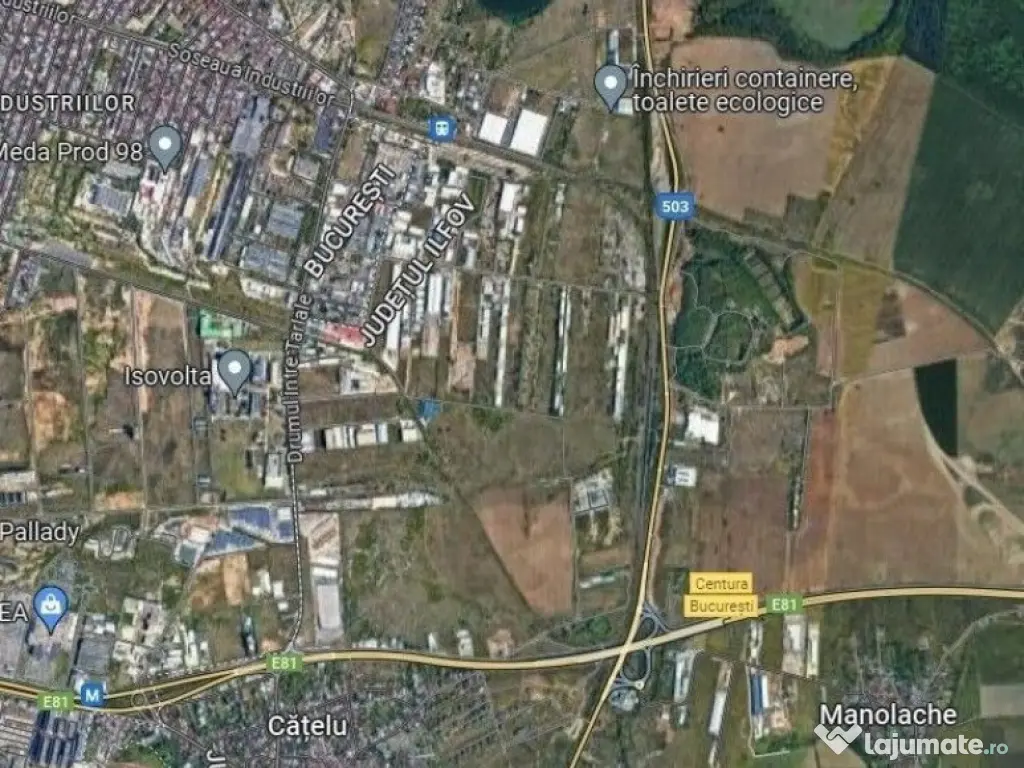 Teren 1950 mp pentru constructii hale - zona Dr. Intre Ta... 