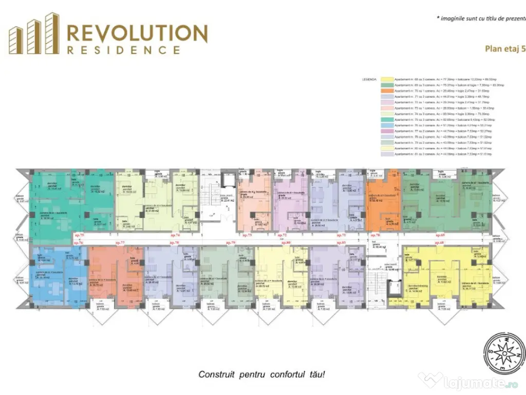 COMISION 0% -Ap.3 camere-str.Vasile Alecsandri 72B, Baia Mare 