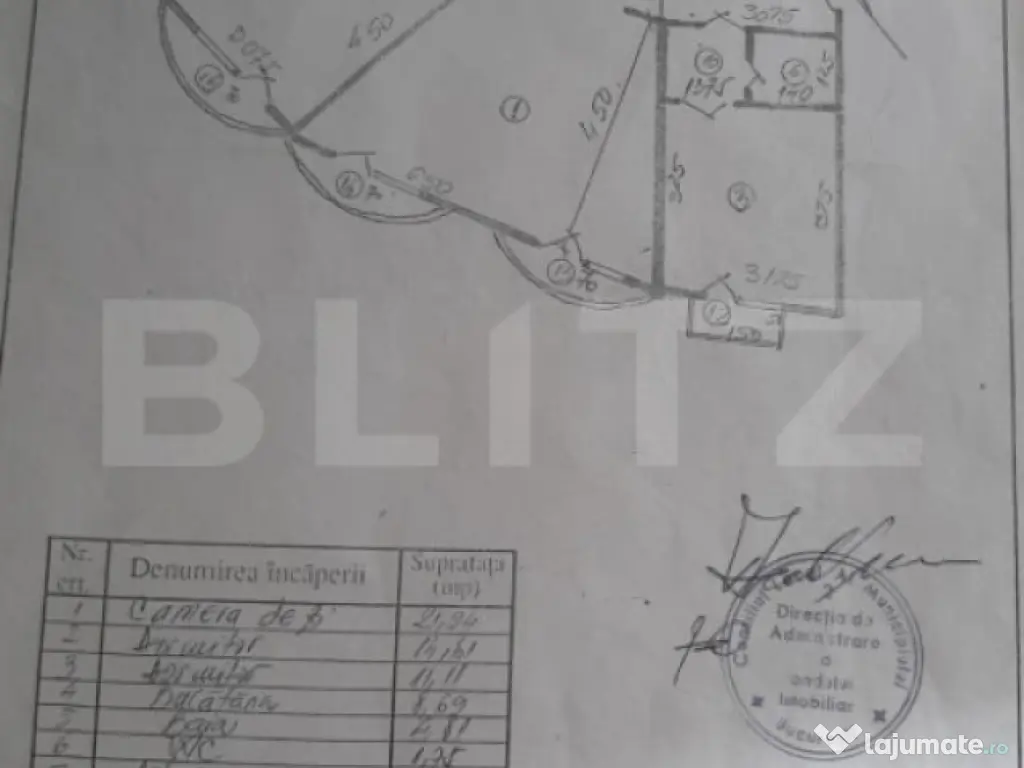 Apartament 3 camere+parcare, 81mp utili, zona Unirii 