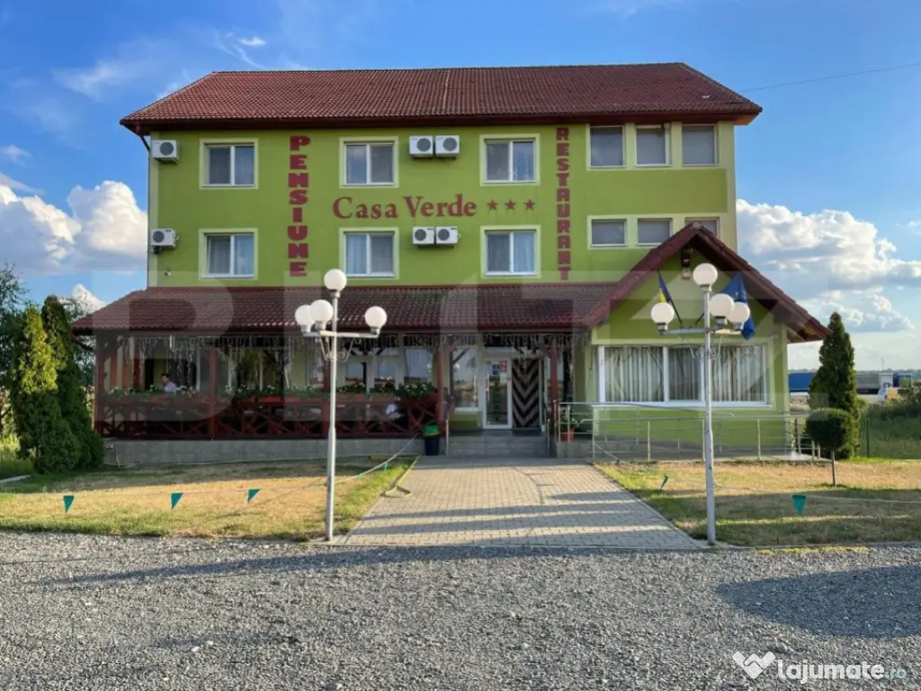 Afacere la cheie! Pensiune cu restaurant la DN7, 22 camere,