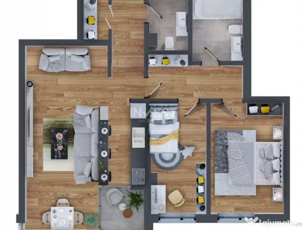 COMISION 0%! 3 CAMERE DECOMANDAT 83MP IASI