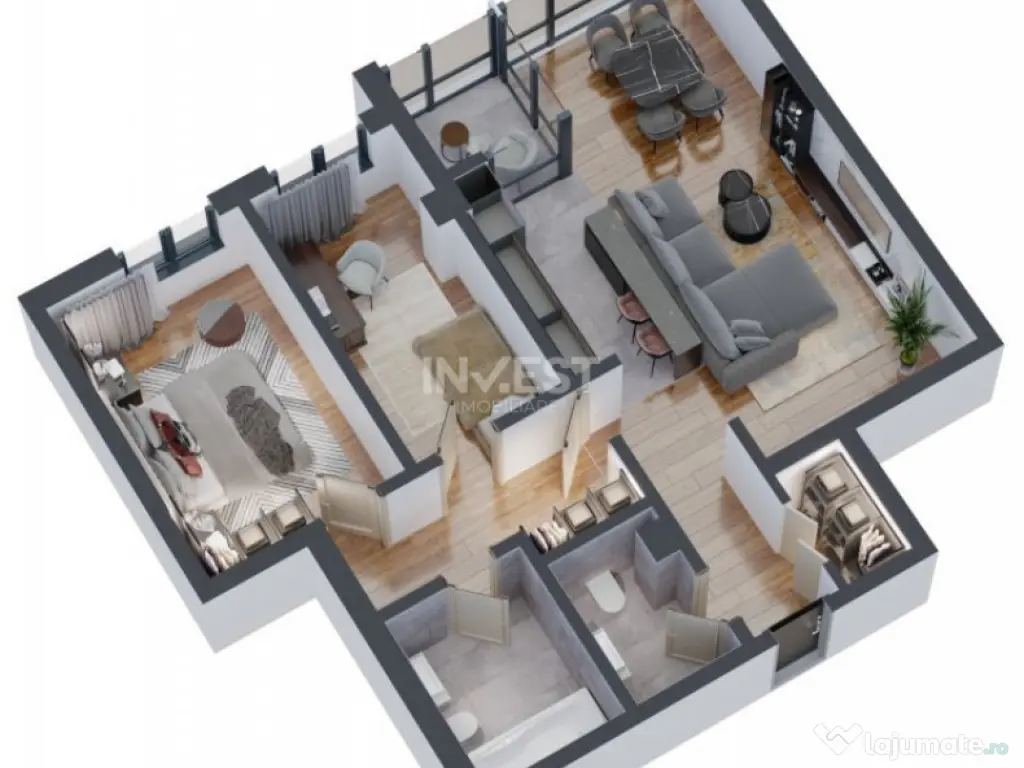 COMISION 0%! 3 CAMERE DECOMANDAT 83MP IASI