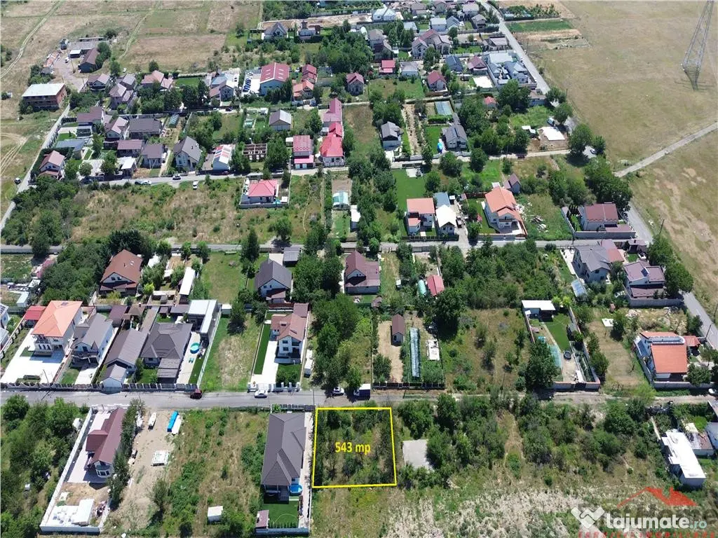 Teren in suprafata de 543mp, str Vlad Tepes