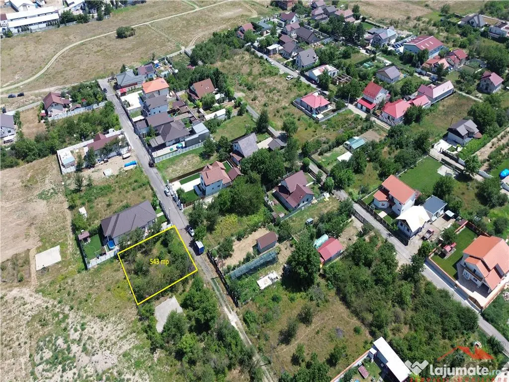 Teren in suprafata de 543mp, str Vlad Tepes