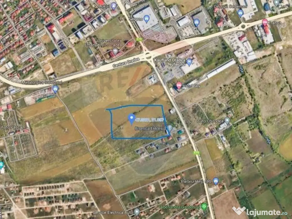 Teren 3187 mp intravilan de vânzare Oradea Nufarul zona ...