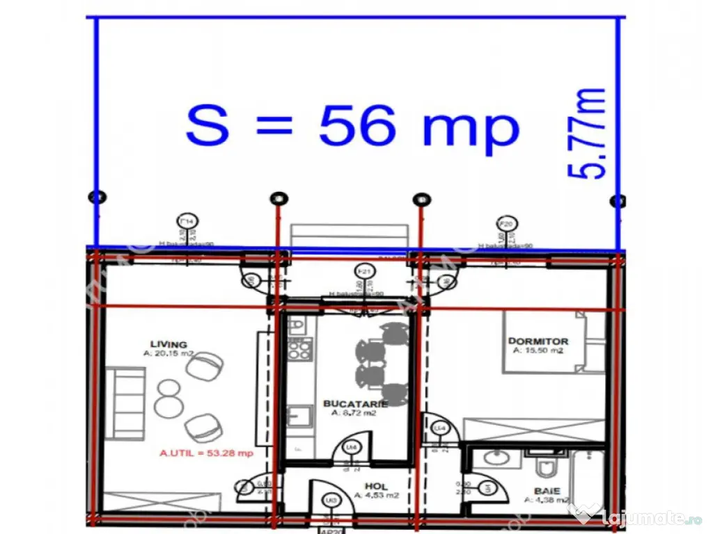 Apartament 2 camere decomandate si gradina proprie zona Dna 