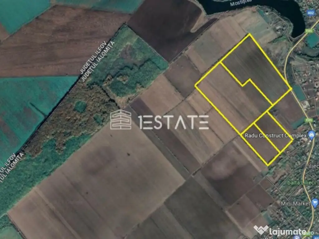 Teren intravilan, 40 ha, pretabil parc fotovoltaic /logistic 