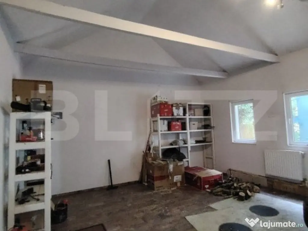 Casa deosebita cu 3 camere si spatiu comercial in Sangeorgiu