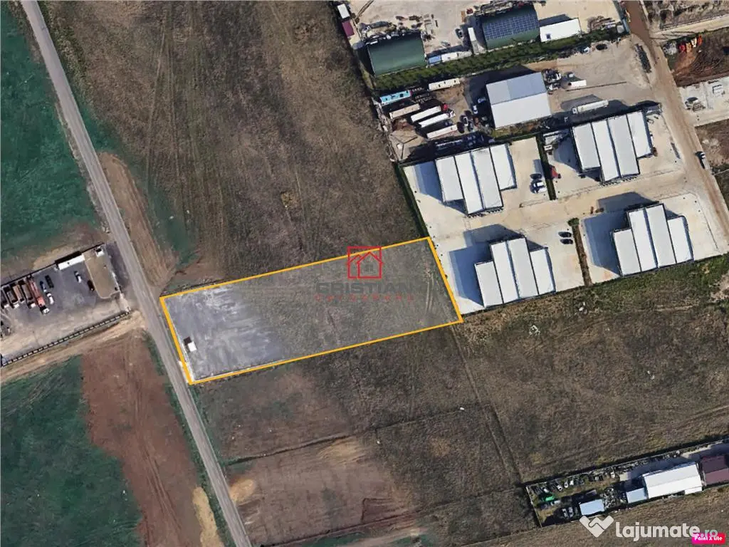 Platforma pietruita/spatiu industrial Domnesti - Centura, I 