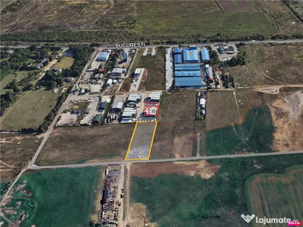 Platforma pietruita/spatiu industrial Domnesti - Centura, I 