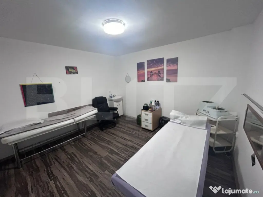 Spatiu comercial, 150 mp, salon de infrumusetare complet ech