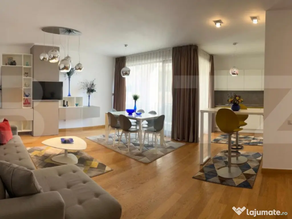 Apartament de vânzare, 3 camere, 90 mp, Ansamblu Riviera, I