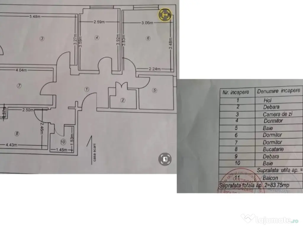 APARTAMENT 4 CAMERE -PECO