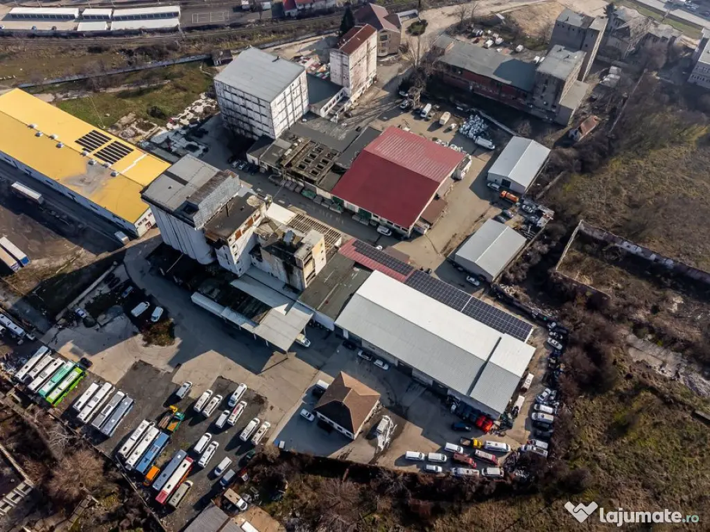 Platforma industriala 3552 mp hale beton si 9883 mp teren 