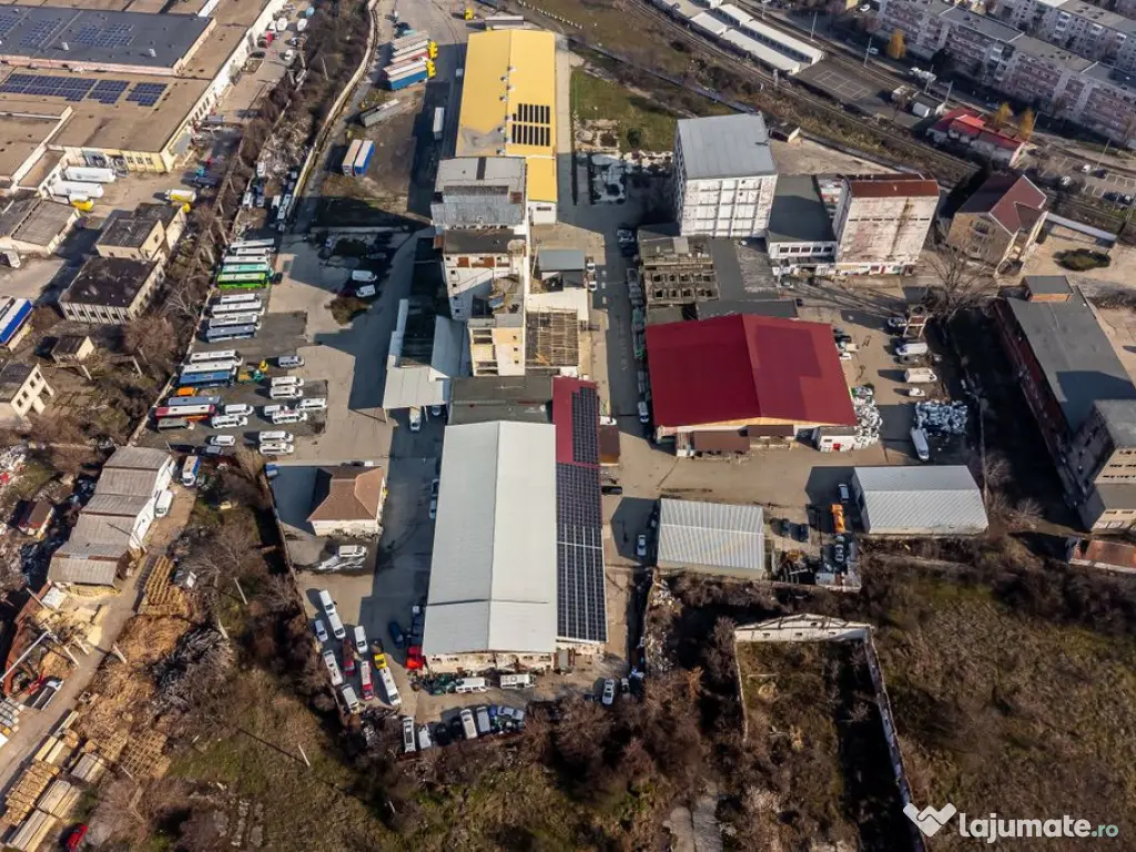 Platforma industriala 3552 mp hale beton si 9883 mp teren 