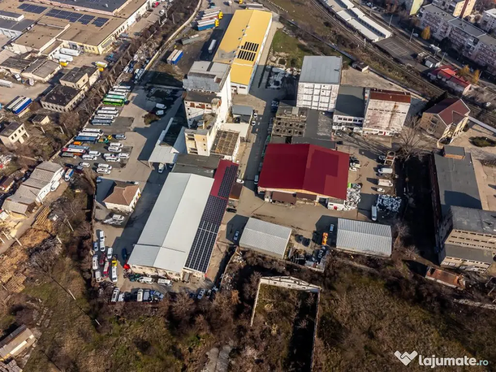 Platforma industriala 3552 mp hale beton si 9883 mp teren 