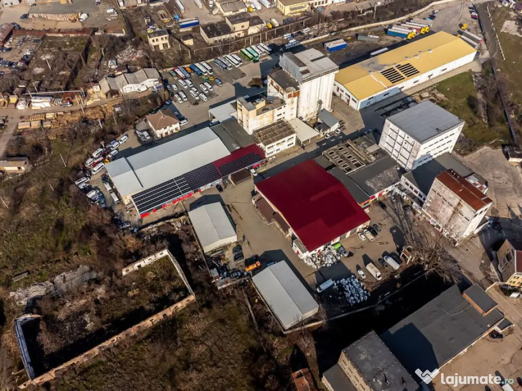 Platforma industriala 3552 mp hale beton si 9883 mp teren 